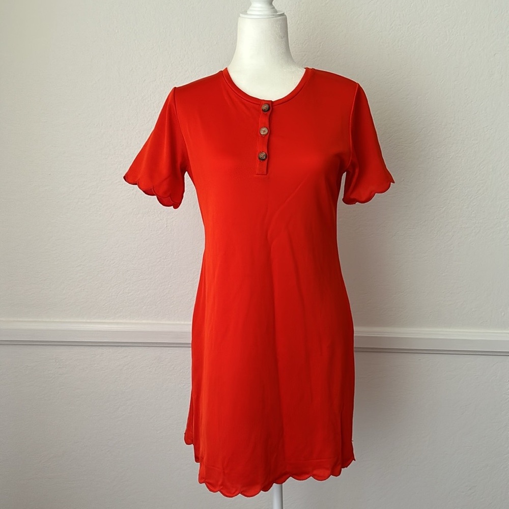 House of Harlow red slinky dress